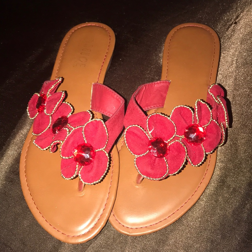 Flower Sandles, pairs well with anything